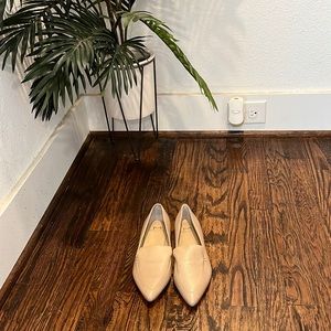 Tan Pointed Flats